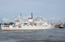 he oceanographic research ship Admiral Vladimisky.